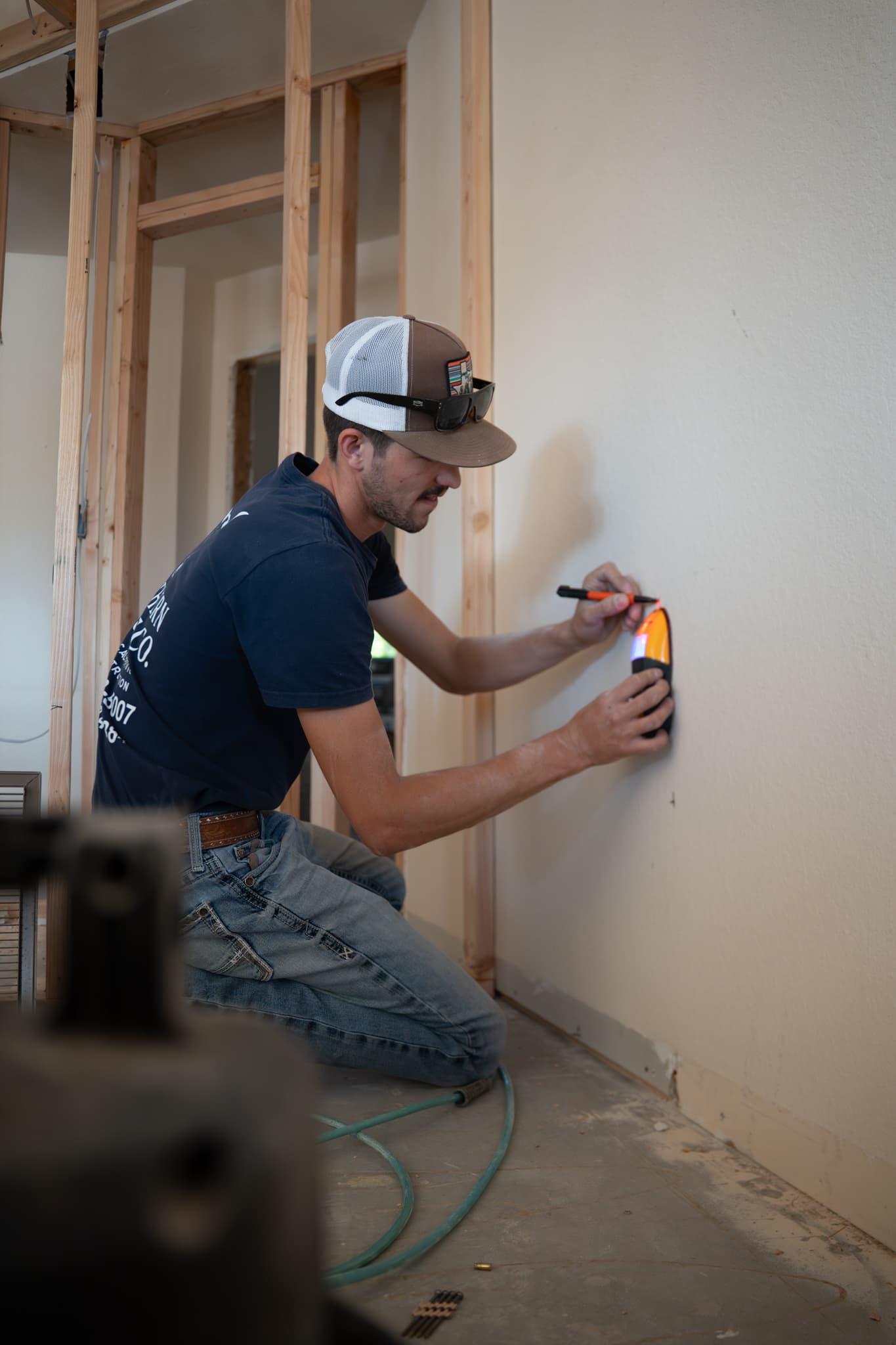 Southern Circuit Co. electrician working on a residential service panel